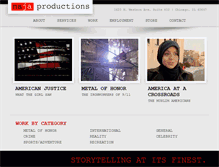 Tablet Screenshot of najaproductions.com